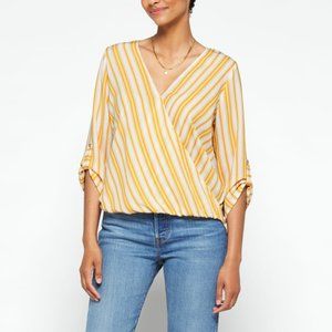 WEST K Allan Surplice Roll tab High Low Top